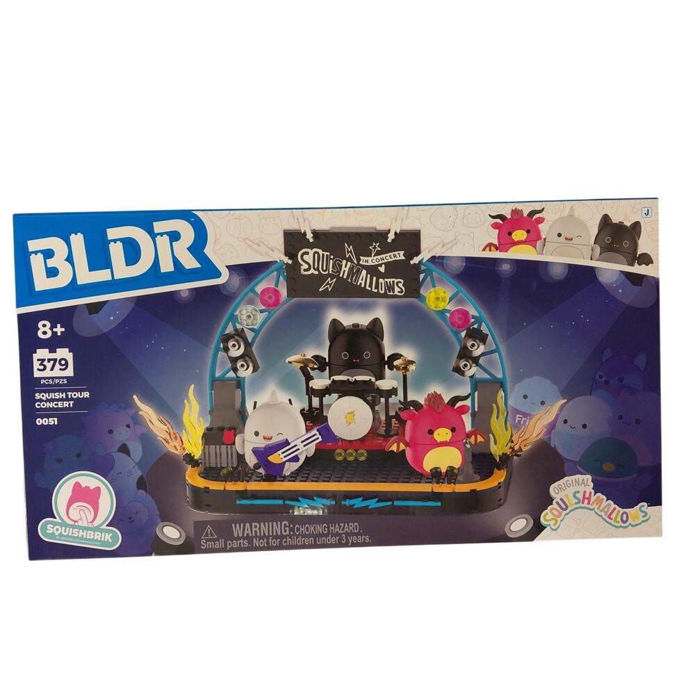 BLDR Squishmallows Squish Tour Concert Building Set - 379 pc NIB